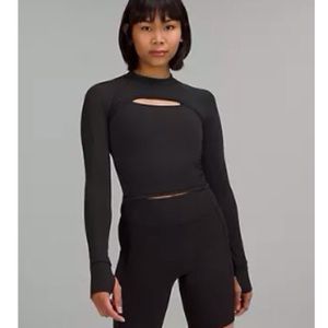 Lulu lemon athletica 2 in1 Training tank and long sleeve shirt Size 10